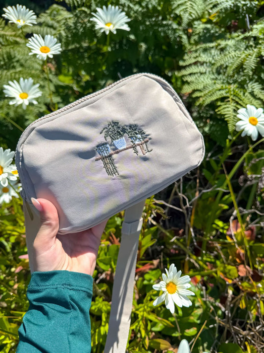 Botanical Belt Bag | Embroidered Hands-Free Crossbody Belt Bag Bag Dune_Embroidered_Cross_Body_Bag