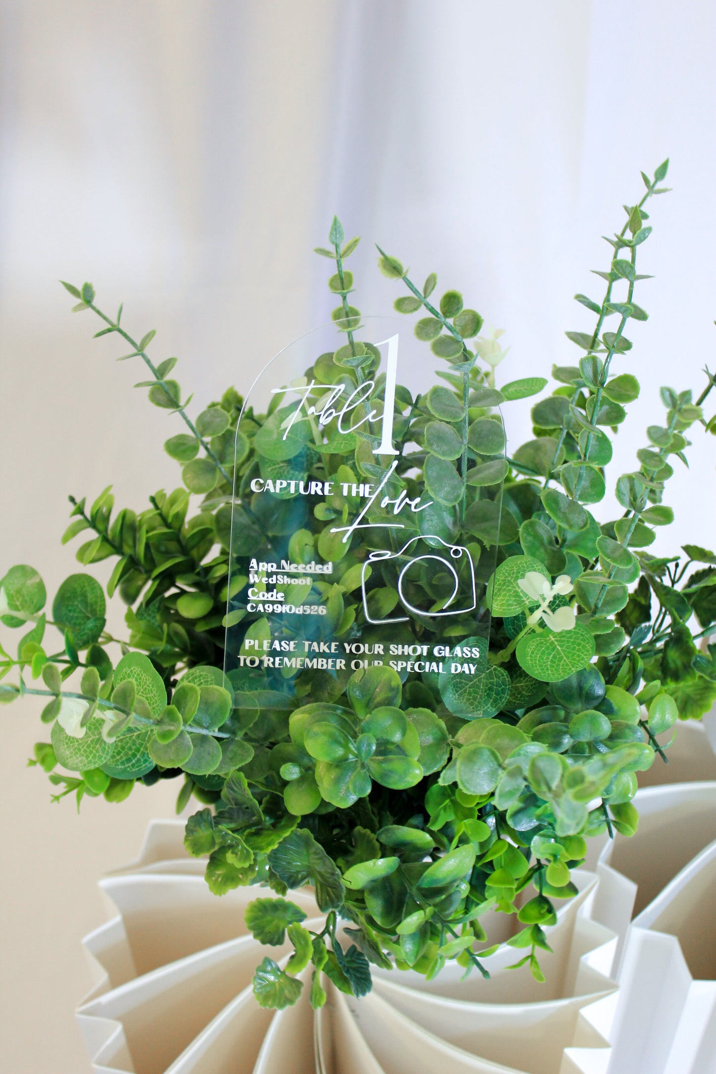 Custom Acrylic Table Numbers