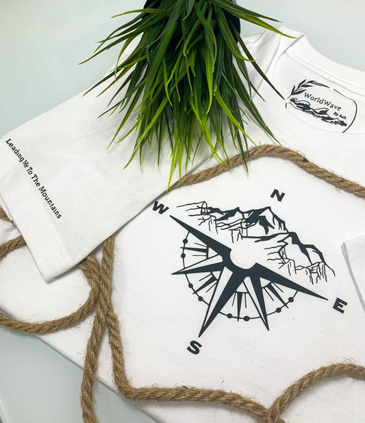 Leading Me To The Mountains Tee | Nature Inspired Shirt T-Shirt White image_a46e543b-8931-4827-84b5-e752982e98ab