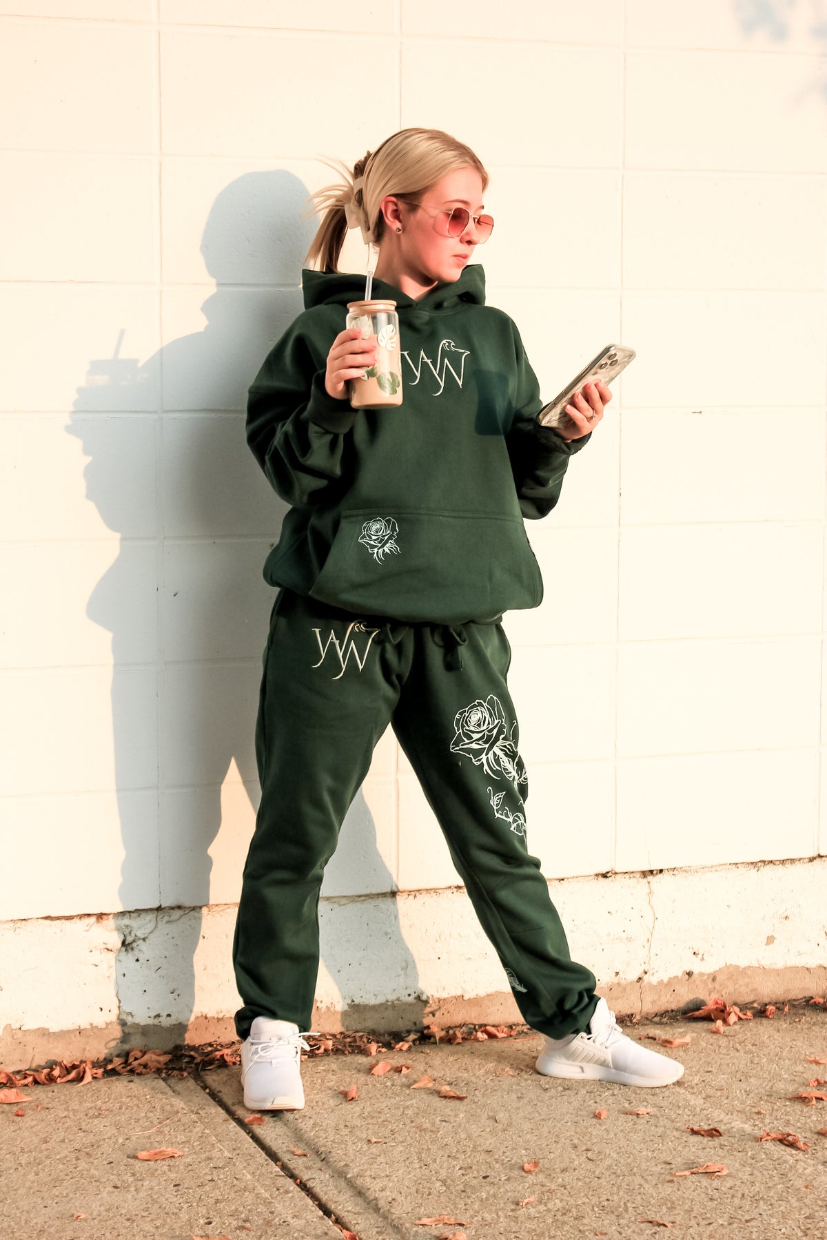 Beauty Within The Thorns Heavyweight Jade Hoodie Hoodie Beauty_Within_The_Thorns_Sweatsuit