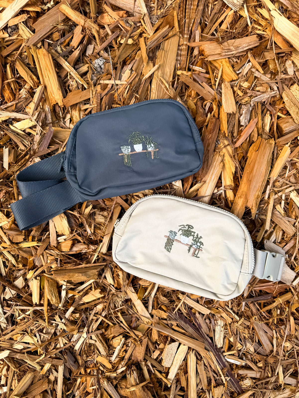 Botanical Belt Bag | Embroidered Hands-Free Crossbody Belt Bag Bag Botanical_Embroidered_Cross_Body_Bag