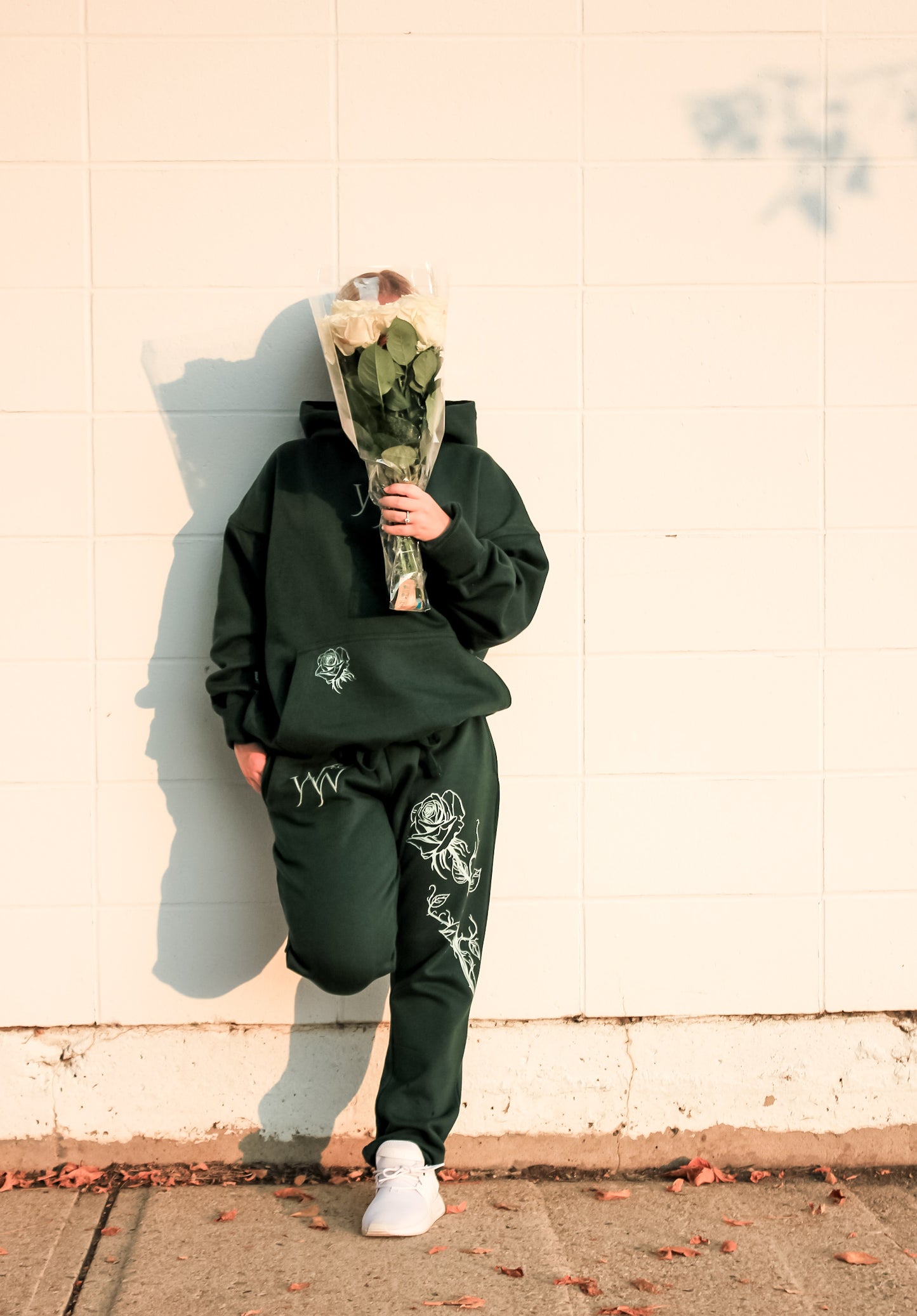 Beauty Within The Thorns Cuffed Jade Sweatpants Pants Cozy_Beauty_Within_The_Thorns_Sweatsuit