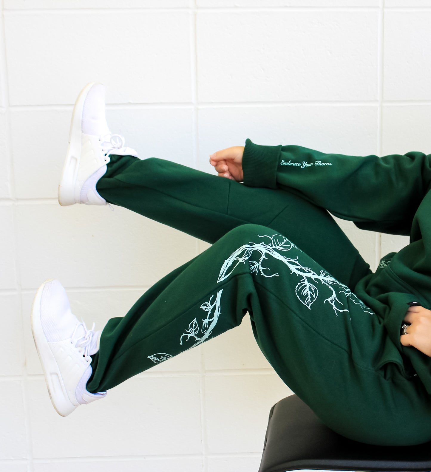 Beauty Within The Thorns Cuffed Jade Sweatpants Pants Cuffed_Heavyweight_Beauty_Within_The_Thorns_Sweatpants