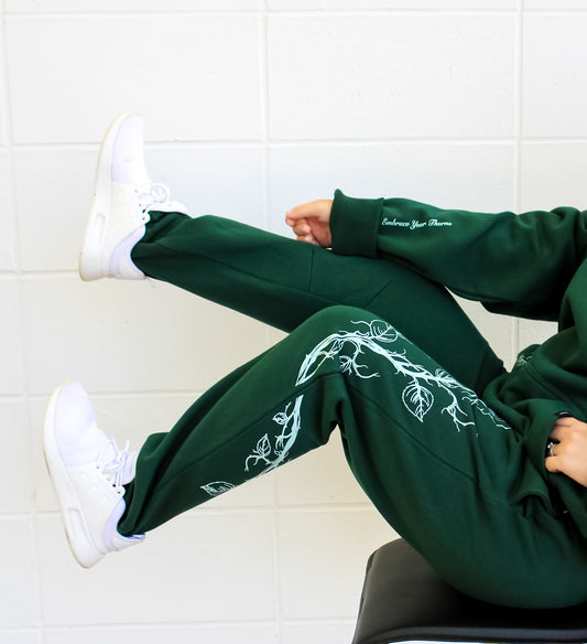 Beauty Within The Thorns Cuffed Jade Sweatpants Pants Cuffed_Heavyweight_Beauty_Within_The_Thorns_Sweatpants