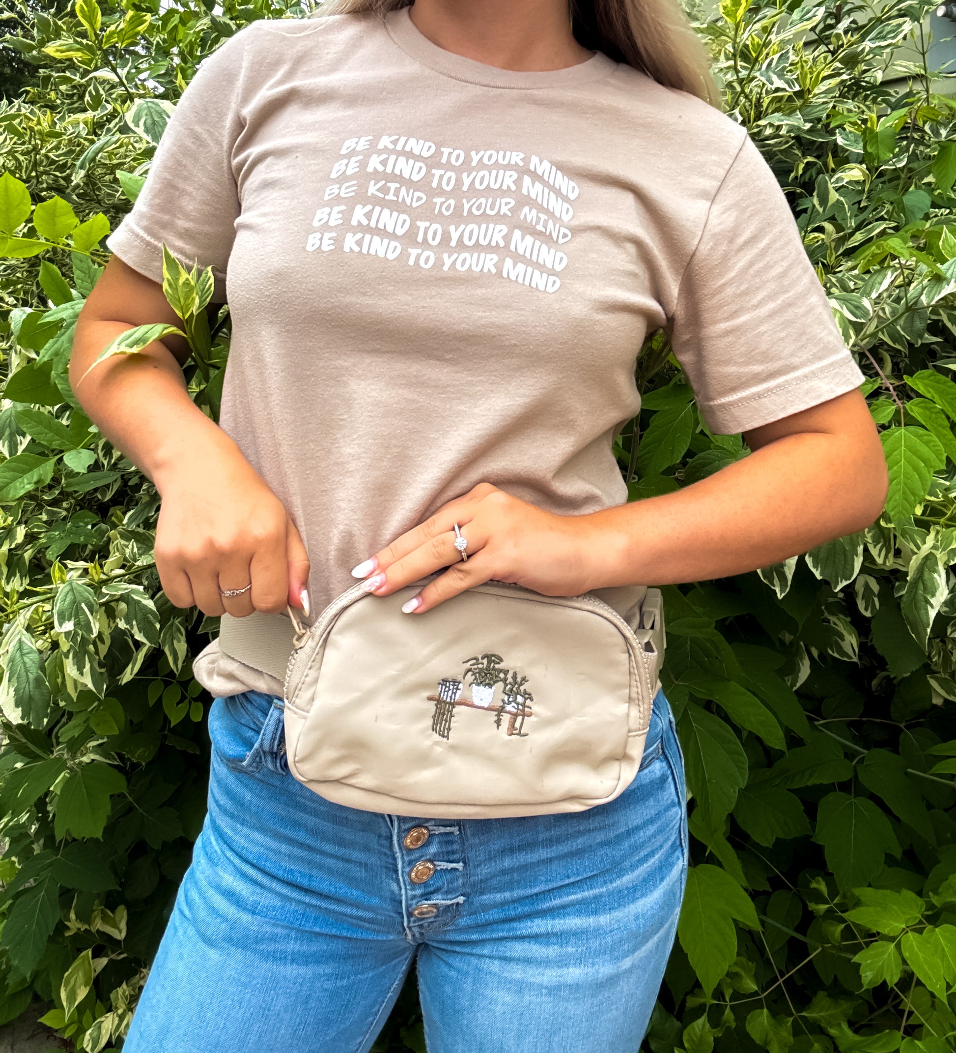 Botanical Belt Bag | Embroidered Hands-Free Crossbody Belt Bag Bag Dune Dune_Cross_Body_Belt_Bag