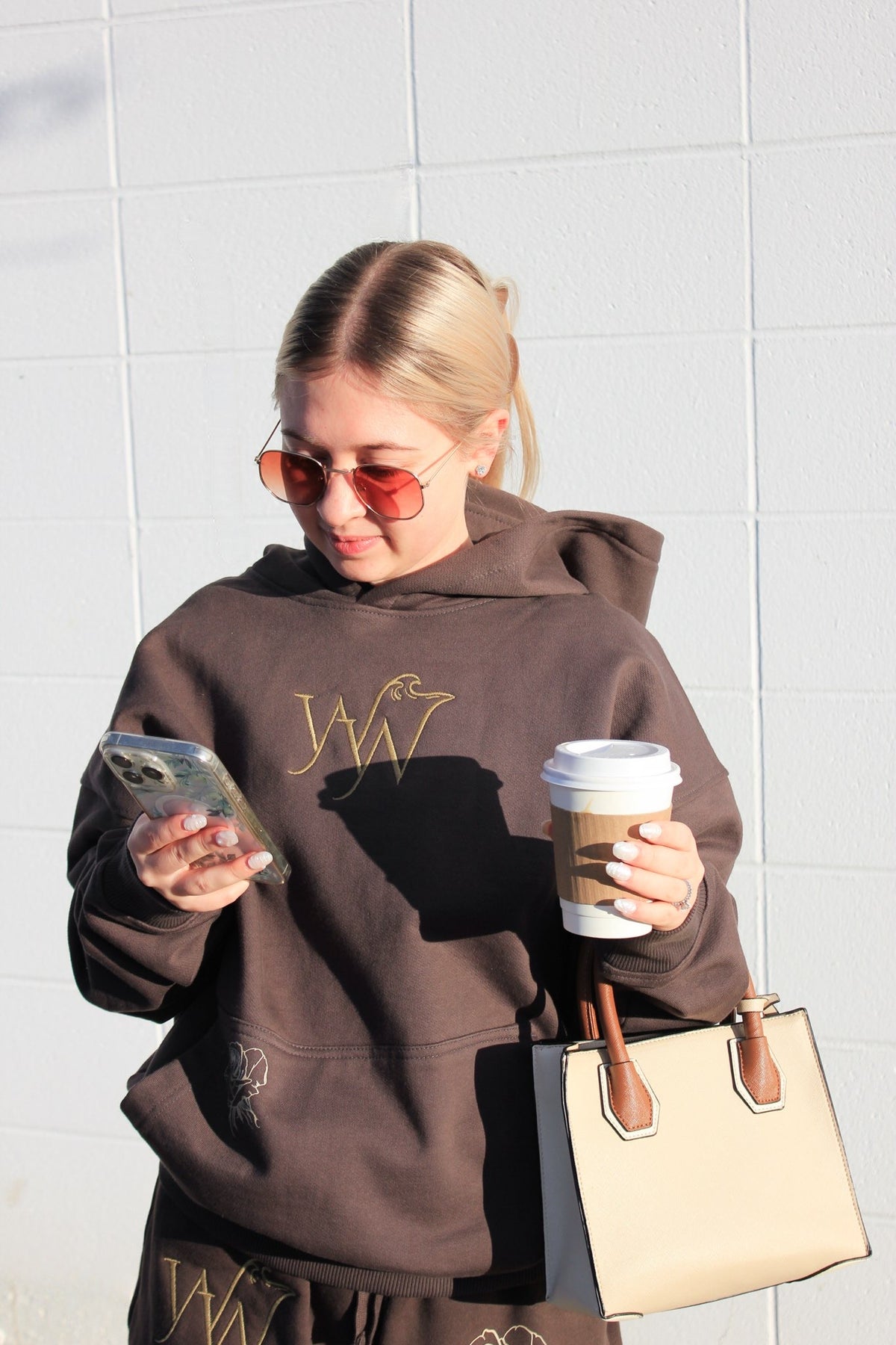Beauty Within The Thorns Heavyweight Espresso Hoodie Hoodie Espresso_Heavyweight_Beauty_Within_The_Thorns_Hoodie