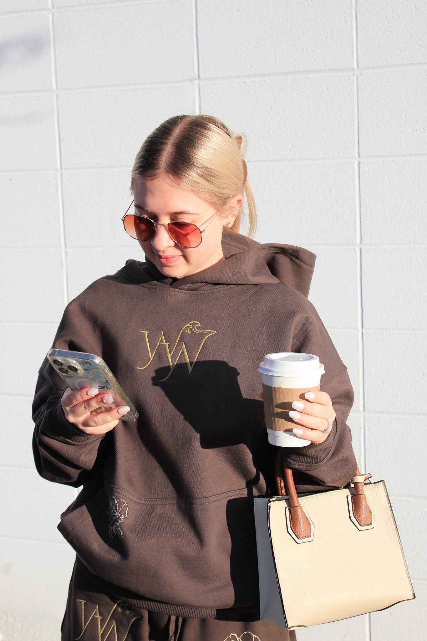 Beauty Within The Thorns Heavyweight Espresso Hoodie Hoodie Espresso_Heavyweight_Beauty_Within_The_Thorns_Hoodie