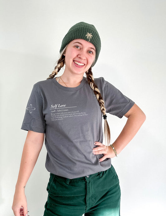 Defining Self Love Graphic Tee | Women’s T-Shirt FullSizeRender_594233c2-620e-4f94-a9a3-eddcb0e8017a