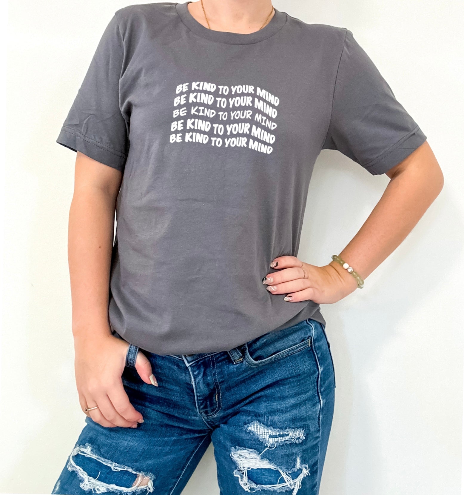 Be Kind To Your Mind Tee | Mental Health Shirt T-Shirt Charcoal FullSizeRender_eb8c8b64-4520-4737-8975-9d0c1f8d4cea