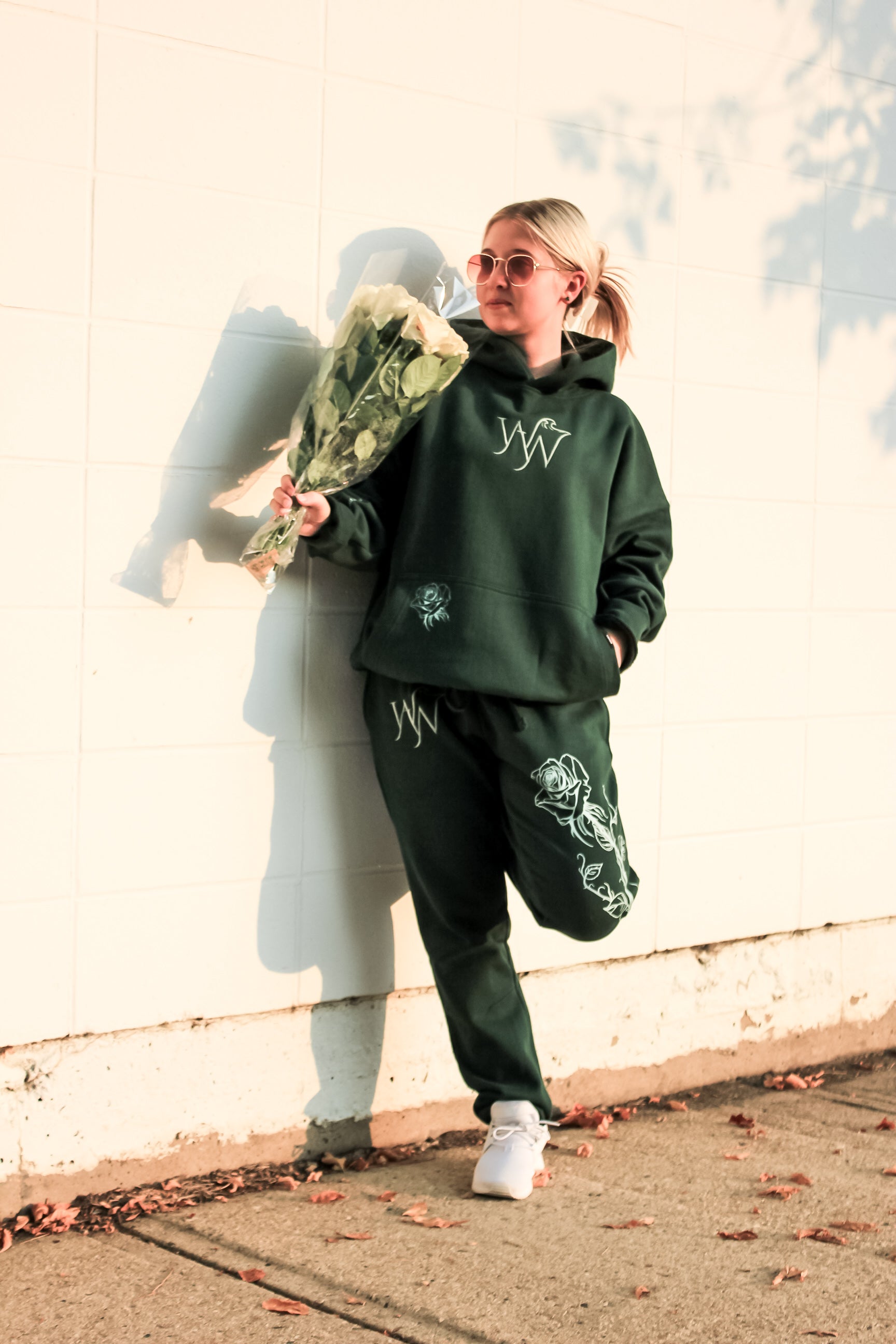 Beauty Within The Thorns Heavyweight Jade Hoodie Hoodie Heavyweight_Beauty_Within_The_Thorns_Sweatsuit