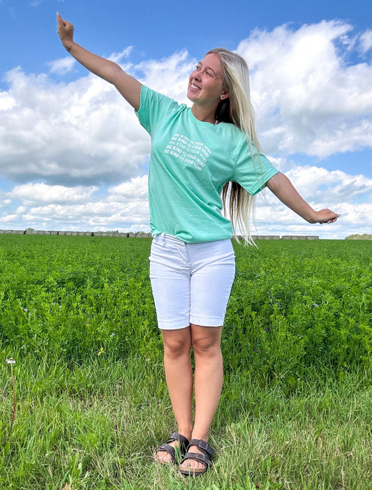Be Kind To Your Mind Tee | Mental Health Shirt T-Shirt Mint IMG-3307