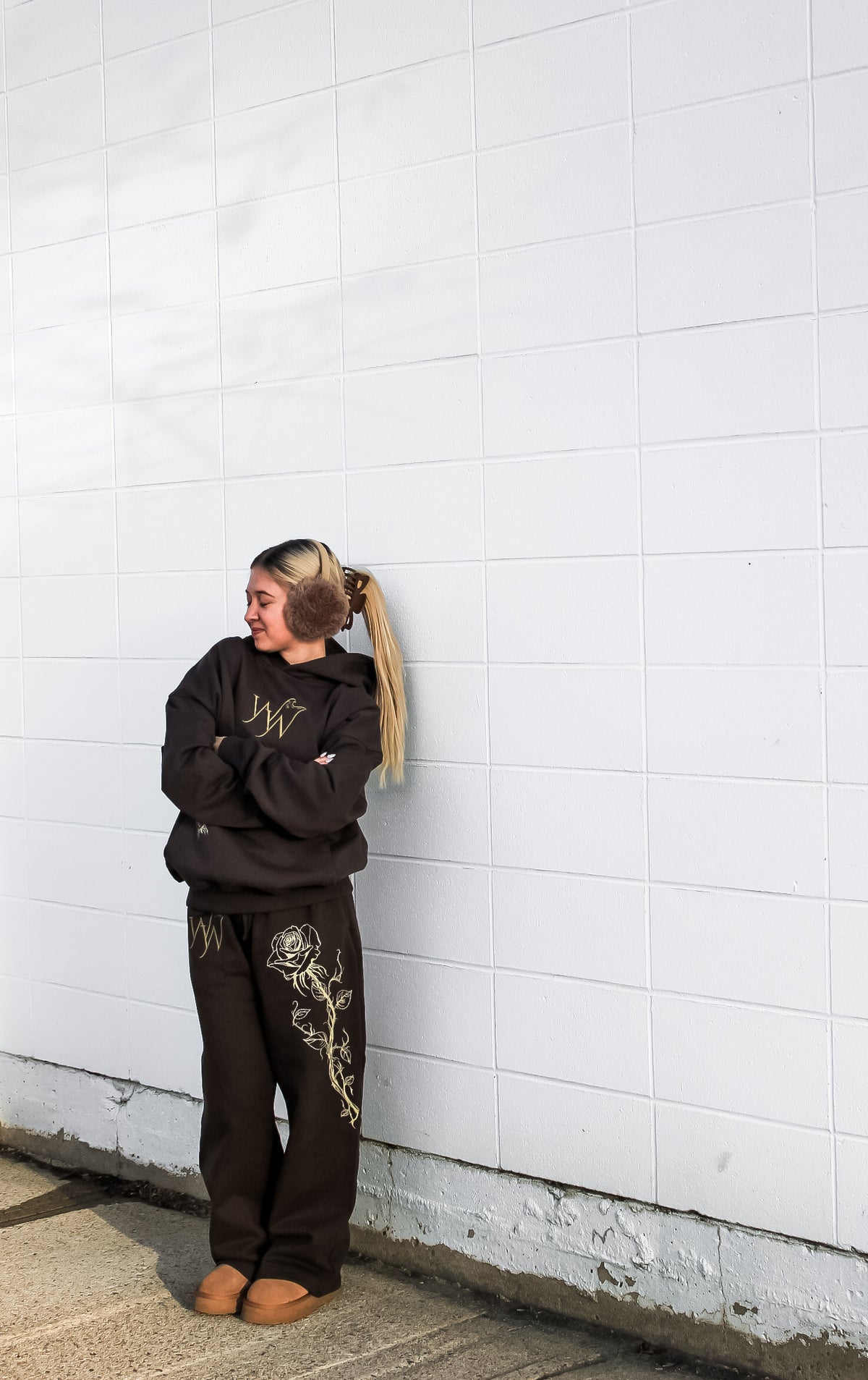 Beauty Within The Thorns Baggy Espresso Sweatpants Pants Warm_Heavyweight_Beauty_Within_The_Thorns_Sweatsuit