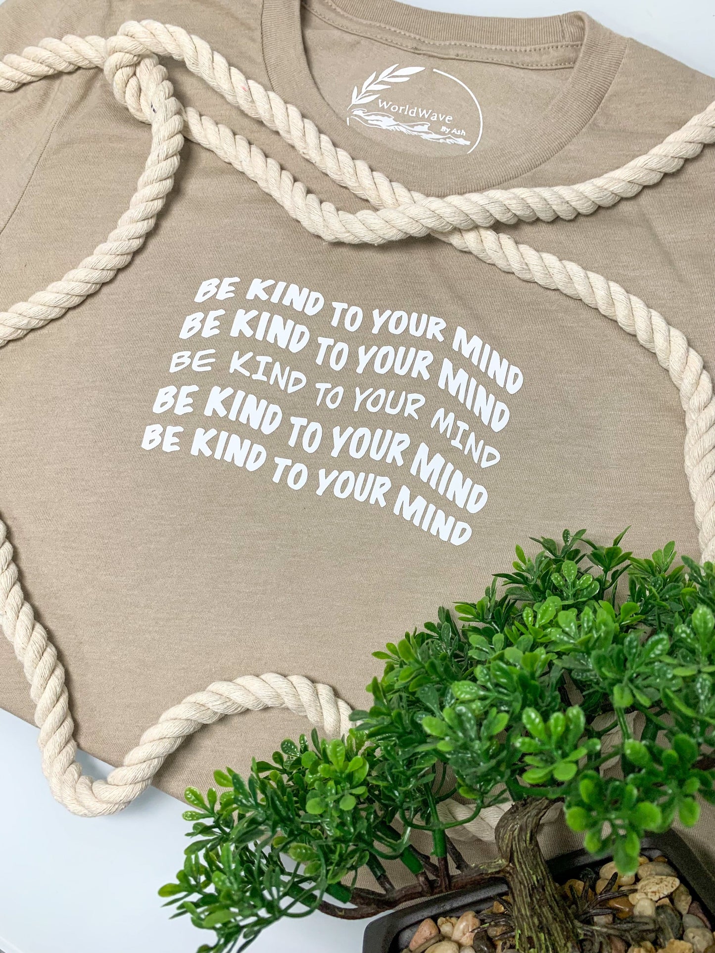 Be Kind To Your Mind Tee | Mental Health Shirt T-Shirt Tan image_c311be26-1139-452a-9ffa-7c00917e4331